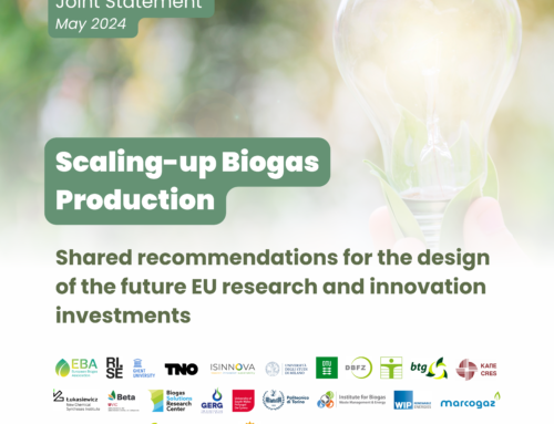 A joint effort to design effective European R&I investments for the scaling-up of biogas production